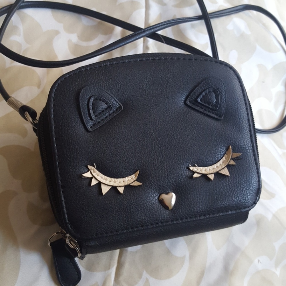 Cute small cat crossbody bag